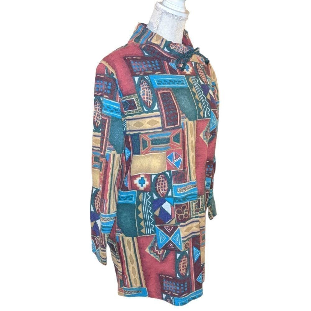 Basic Editions vintage graphic print‎ top or dress size small - Picture 4 of 8